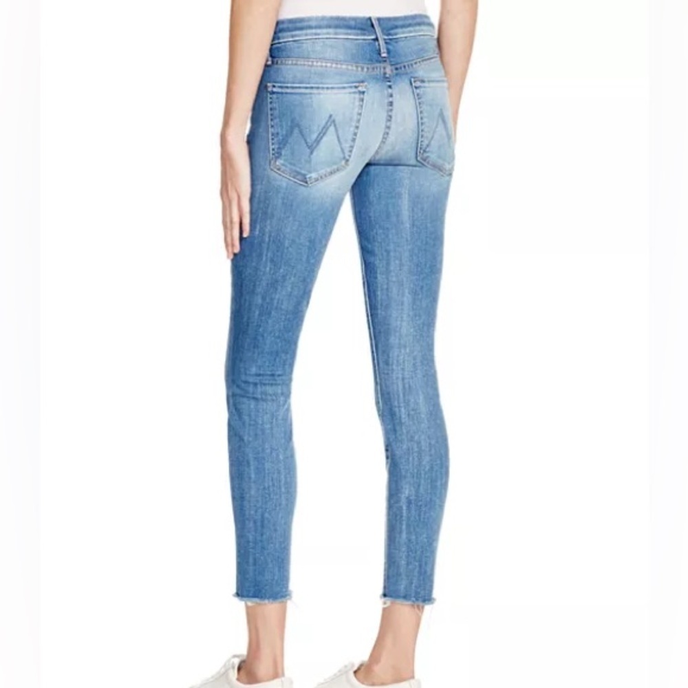 Mother The Looker Ankle Fray Jeans in Birds of Paradise Size 26